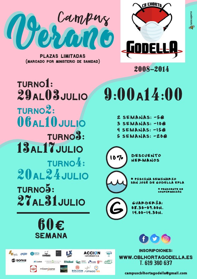 ¡Ya tenemos listo el Campus de Verano 2020!
